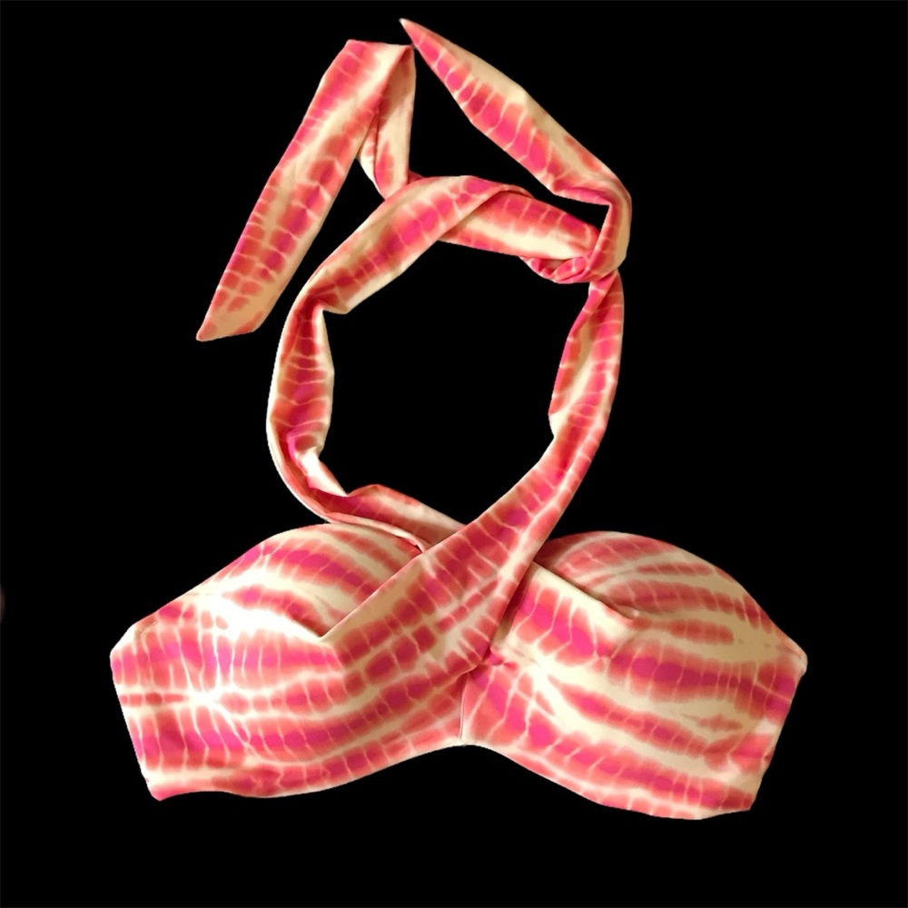 PINK Victoria's Secret Tie Dye Bandeau Bikini Top *Multi Tie Style*